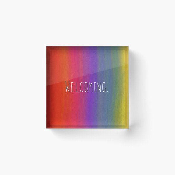 Item preview, LGBTQ welcoming  designed and sold by TimeIsAHammer.