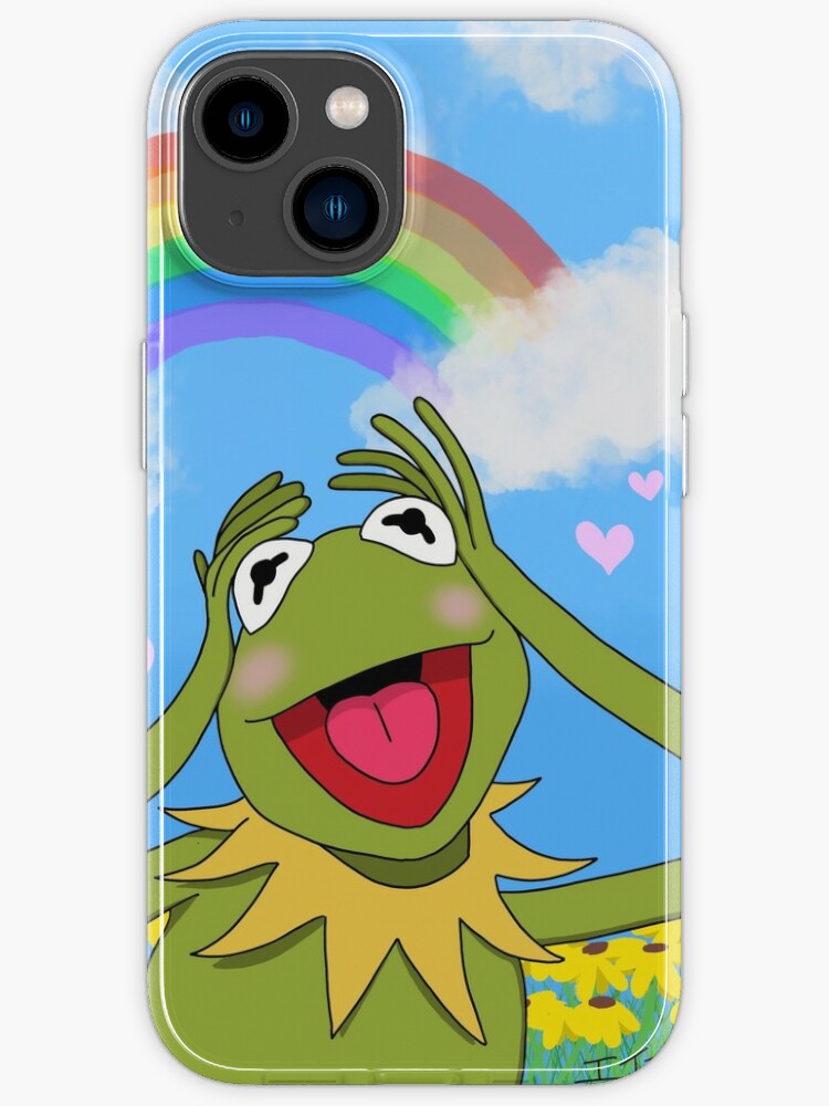 Kermit The Frog Here Iphone Case For Sale By Artisticweeb Redbubble