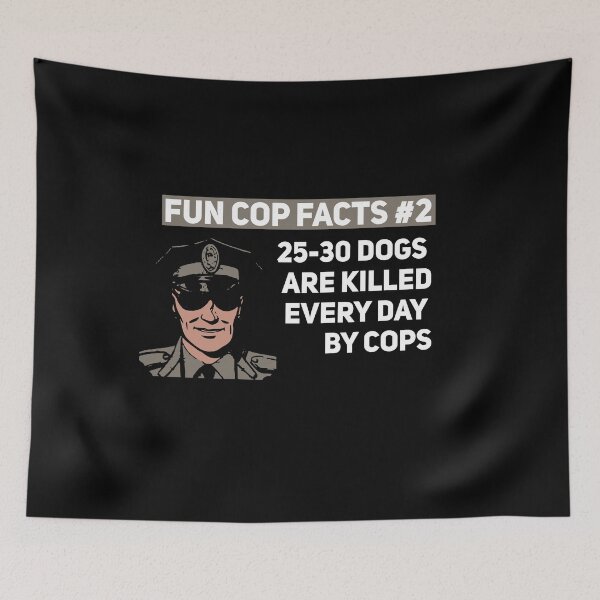 Item preview, Fun Cop Facts Copaganda Black Lives Matter Police Brutality designed and sold by Joepseudo.