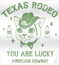 Rodeo Kitty Poster
