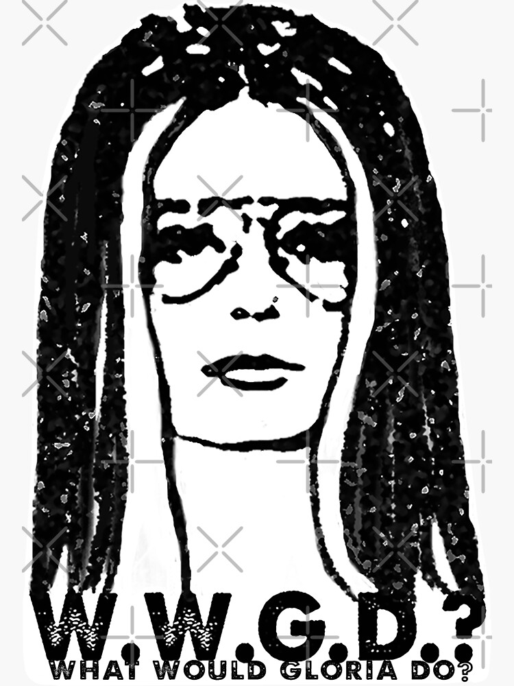 Thumbnail 3 of 3, Sticker, W.W.G.D.?: WHAT WOULD GLORIA DO? designed and sold by W.W.G.D.? Shop.