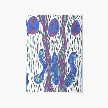 Growing Blue Art Board Print