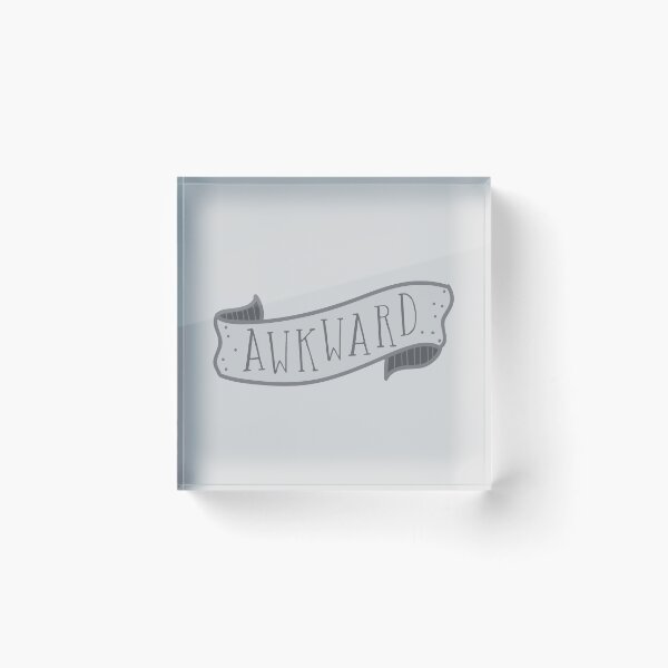 Item preview, AWKWARD cute banner designed and sold by jazzydevil.