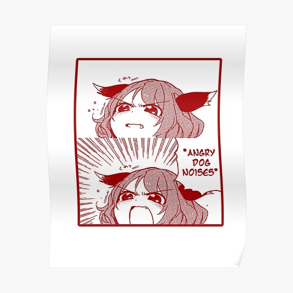 Angry Dog Noises Poster By Xemiya Redbubble