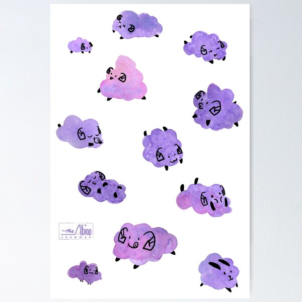 Item preview, Purple sheep or clouds? designed and sold by AlbinoSnowman.