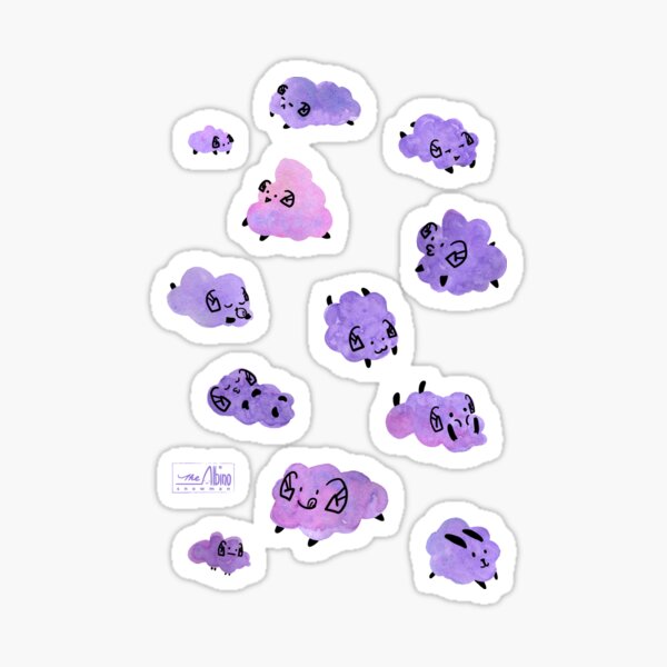 Item preview, Purple sheep or clouds? designed and sold by AlbinoSnowman.