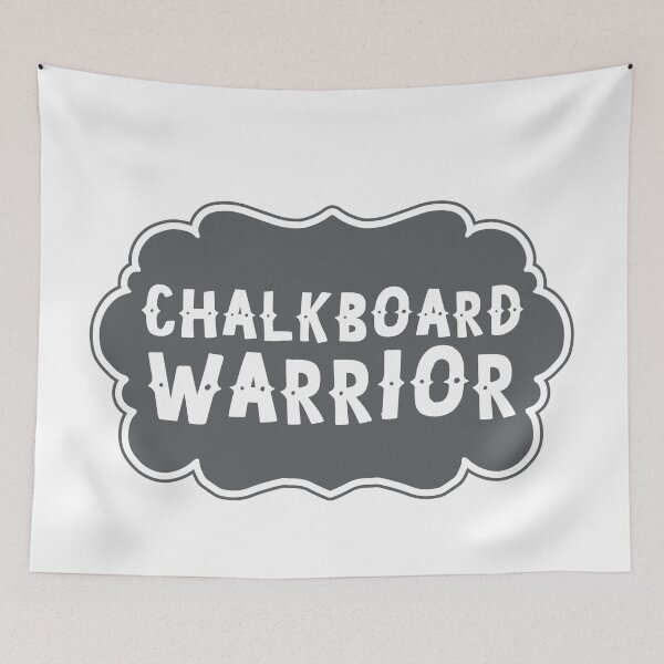 Item preview, Chalkboard warrior designed and sold by jazzydevil.