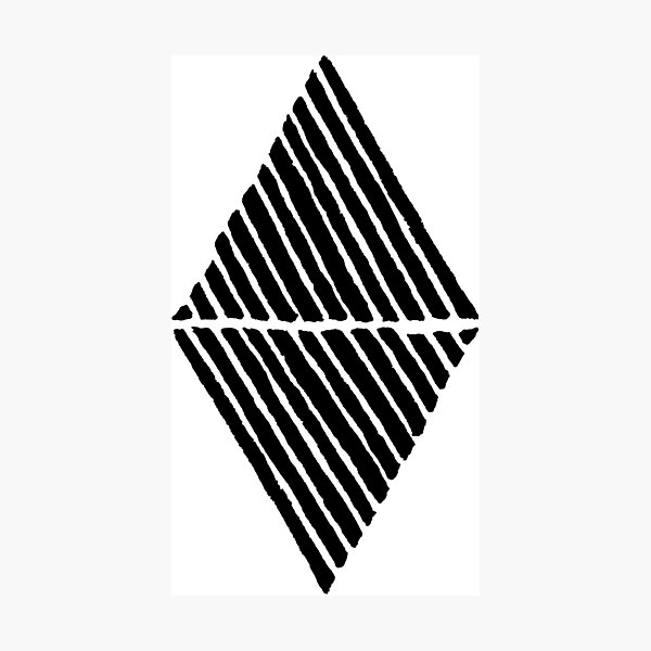 Item preview, Diamond in Black designed and sold by Elisa Rosa.