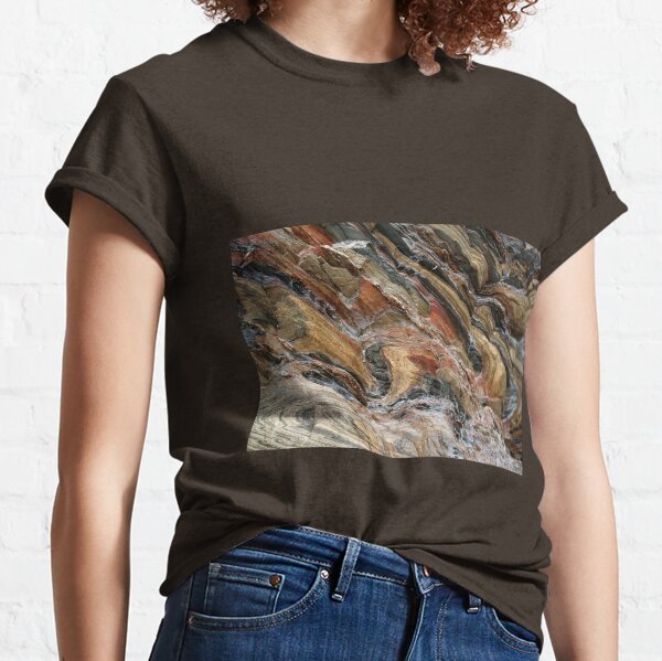 Rock swirls in nature Classic T-Shirt