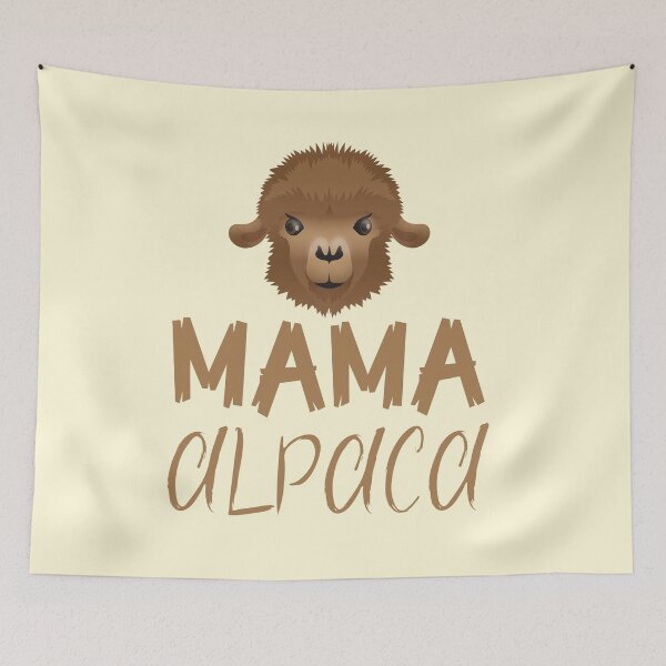 Item preview, MAMA ALPACA (with a matching Papa Alpaca and Baby Alpaca) designed and sold by jazzydevil.