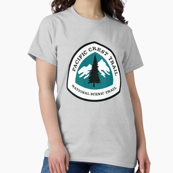 Artikel-Vorschau von Pacific Crest Trail-Logo-Shirt, Aufkleber usw, designt und verkauft von cloudhiker.