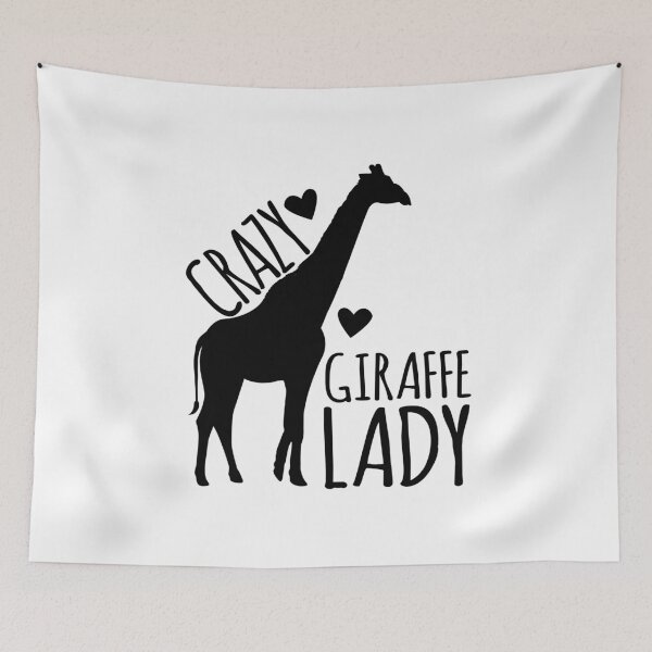 Item preview, Crazy Giraffe lady Black designed and sold by jazzydevil.