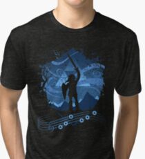 Camiseta de tejido mixto Canción de las tormentas