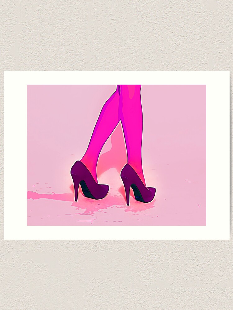 pretty pink heels