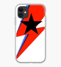 sane bolt, black star iPhone Case