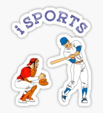 Sports, baseball, action Sticker
