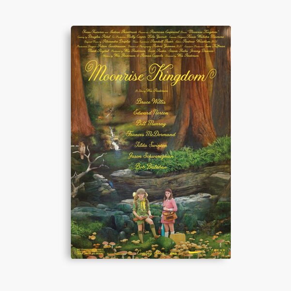 Moonrise Kingdom casttle movie, Canvas Print