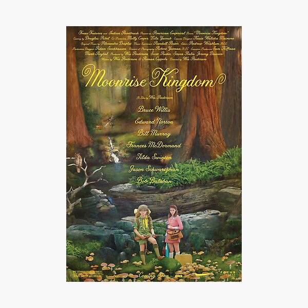 Moonrise Kingdom casttle movie, Photographic Print