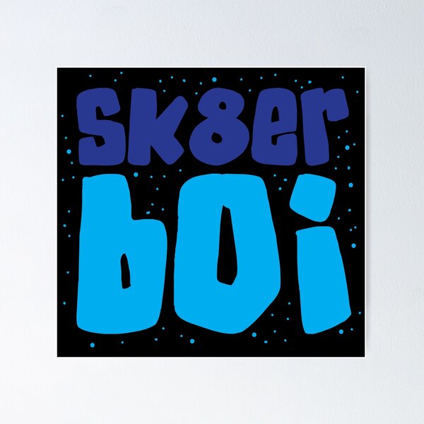 Item preview, SK8ER BOI (skater boy) designed and sold by thetypographer.