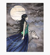 "Night of the Wolf" Gothic Fantasy Art by Molly Harrison Photographic Print