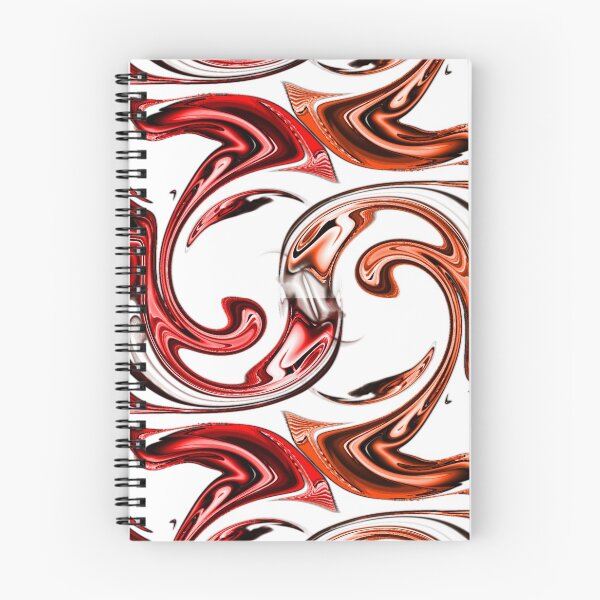 Item preview, Circular undulations, curved with red and similar colors  designed and sold by ShapesColors.
