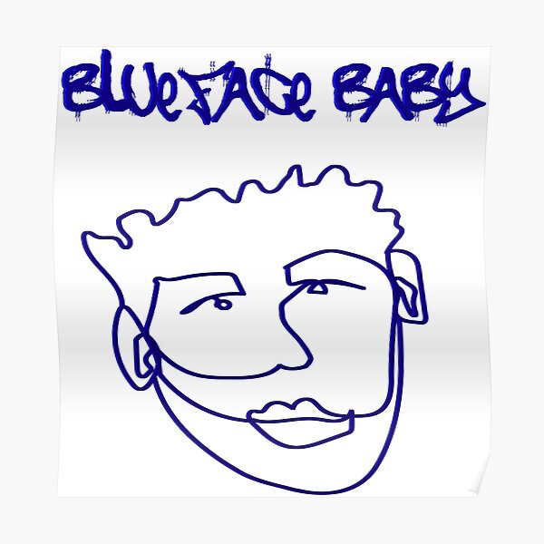 Blueface Baby Posters Redbubble - blueface explicit roblox id codes