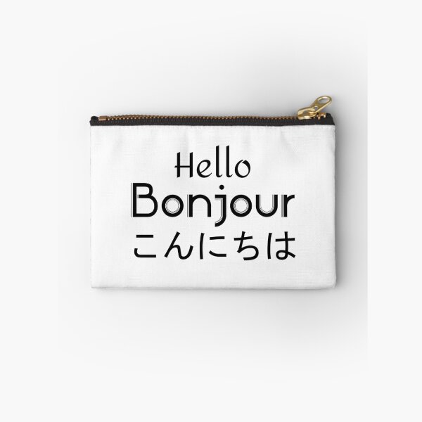 Item preview, Hello Bonjour こんにちは designed and sold by VisDesign.