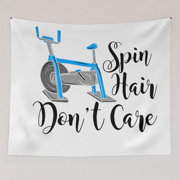 Item preview, Gym Indoor Cycling Cycle Bike Spin Hair Dont Care T-Shirt Gift Idea designed and sold by Adriancryp.