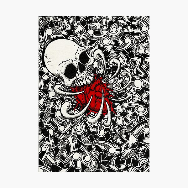 Heart Floral Photographic Print