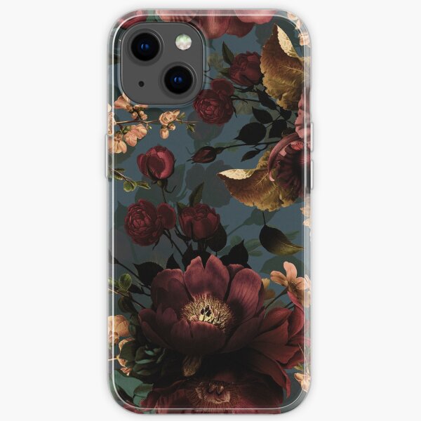 Moody florals - Mystic Night 10 iPhone Soft Case