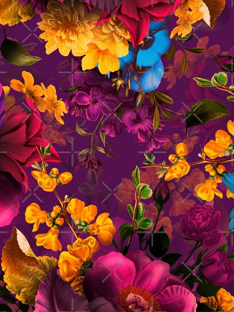 Moody florals - Mystic Night 12 by UtArt