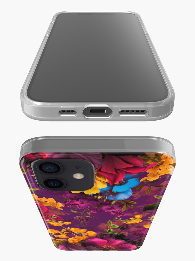 Alternate view of Moody florals - Mystic Night 12 iPhone Case & Cover