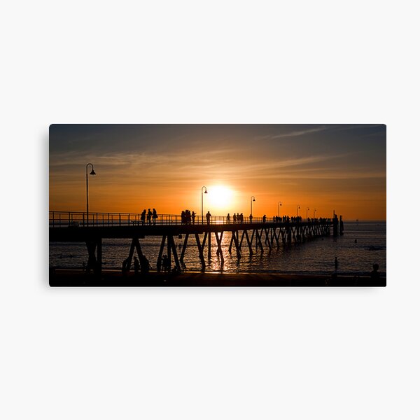 The Jetty, Glenelg, Adelaide Canvas Print