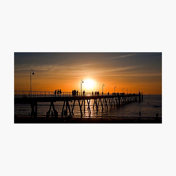 The Jetty, Glenelg, Adelaide Photographic Print
