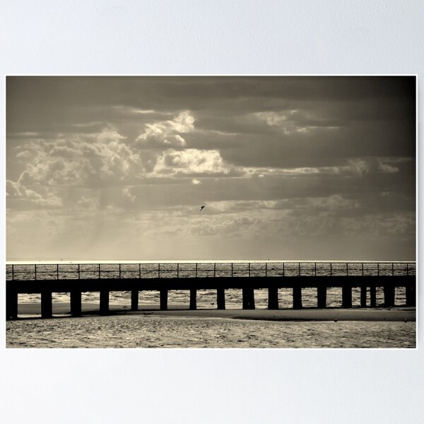 Aperçu de l'œuvre Jetty B&W créée et vendue par Karina Walther.