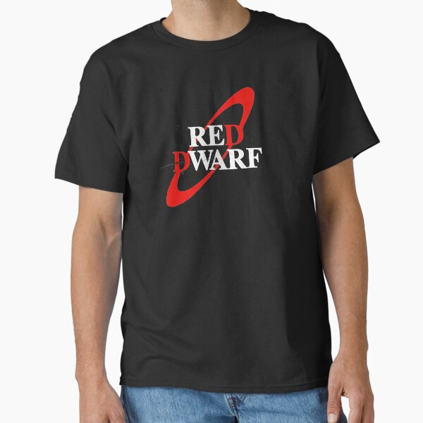 Item preview, Distressed Red Dwarf Logo designed and sold by arrowroottees.