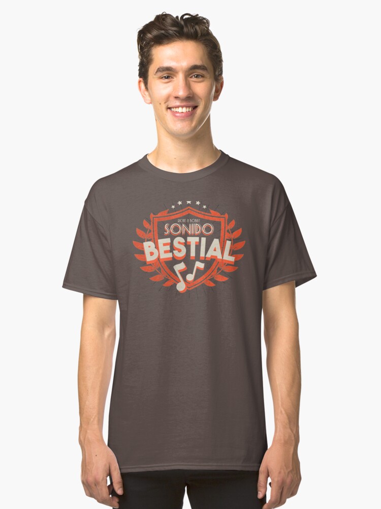 Vista alternativa de Camiseta clásica Sonido Bestial