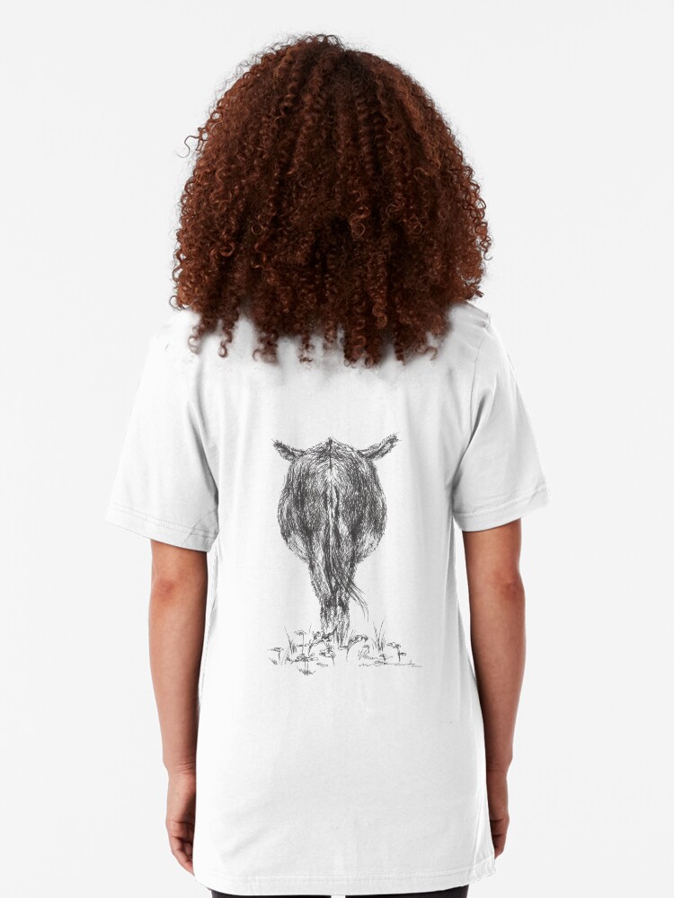 Alternate view of Cautious Ass Slim Fit T-Shirt
