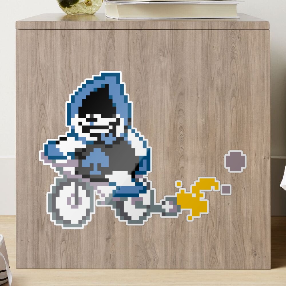 Lancer but its sans made for snas as a gift pixel art