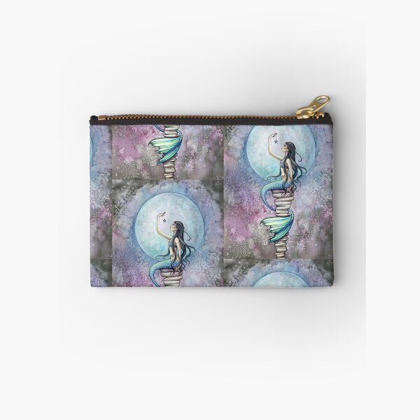 Artikelvorschau, Magische Meerjungfrau Aquarell Fantasy Art Illustration entworfen und verkauft von Molly Harrison.