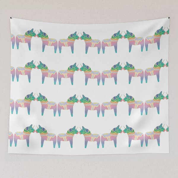 Item preview, Dalahorse Unicorn Couple designed and sold by Lunilume.