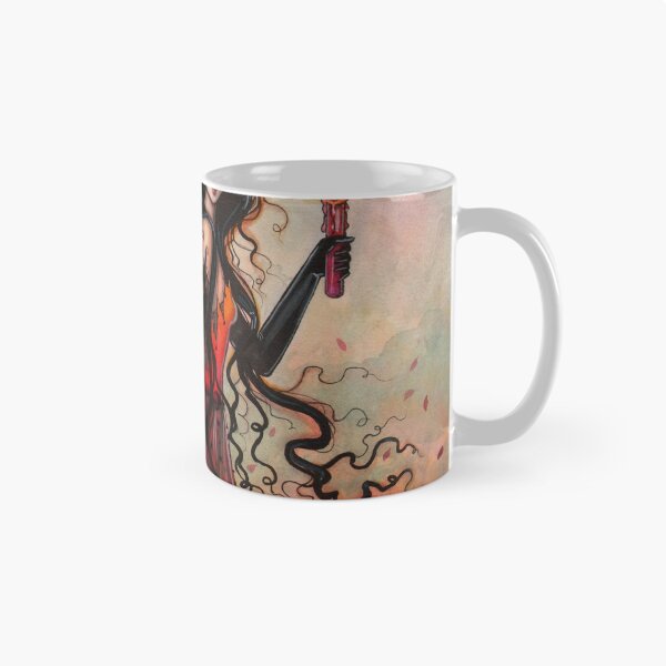 Item preview, October Flame Witch Cat Halloween Fantasy Art designed and sold by Molly  Harrison.