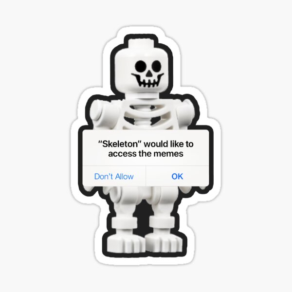 Spooky Skeleton Meme Gifts Merchandise Redbubble - mrskeletal skull trumpet gif roblox