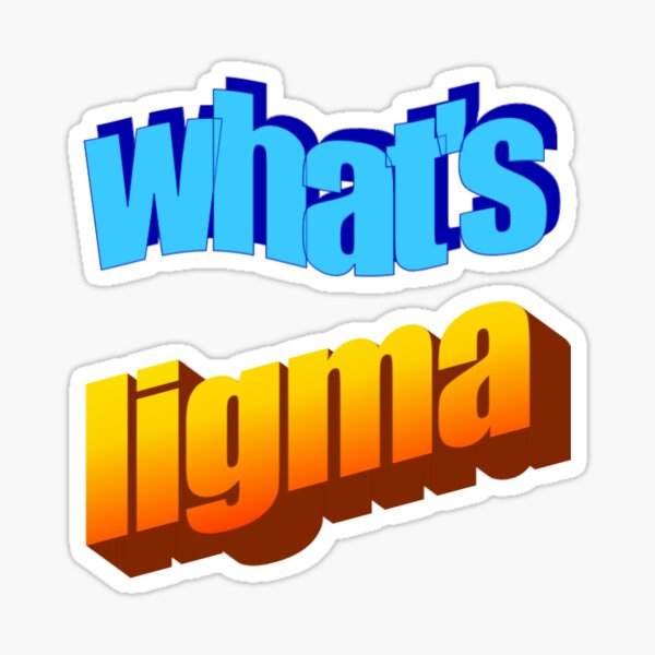 Ligma Nuts Sticker Blue Funny Stickers Adult Stickers -  Portugal