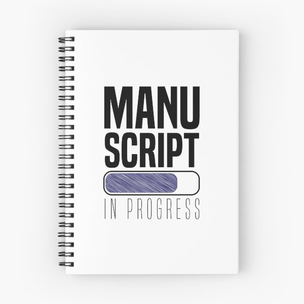 Item preview, Writing a manuscript in progress with a loading bar designed and sold by Magda Hanak.