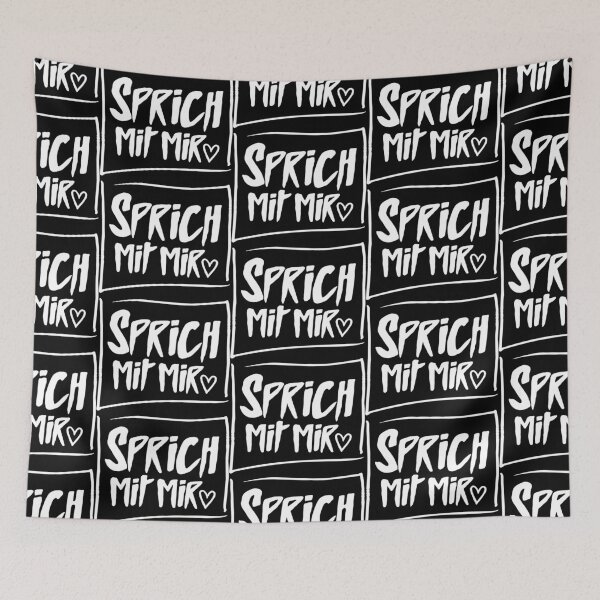 Item preview, Schau In Den Spiegel - Sprich Mit Mir 1 weiss designed and sold by EDDArt.
