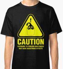 Suu Hazard Sign, Mischievous Version (English text, for dark backgrounds) Classic T-Shirt