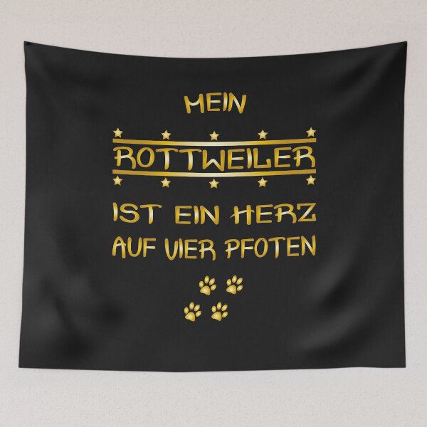 Item preview, Rottweiler sayings dog paws picture gift designed and sold by dm4design.