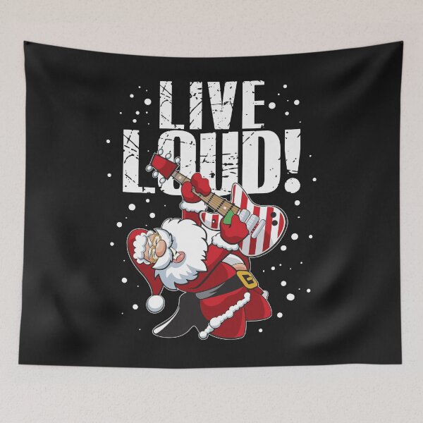 Item preview, Santa claus and his guitar designed and sold by dtino.