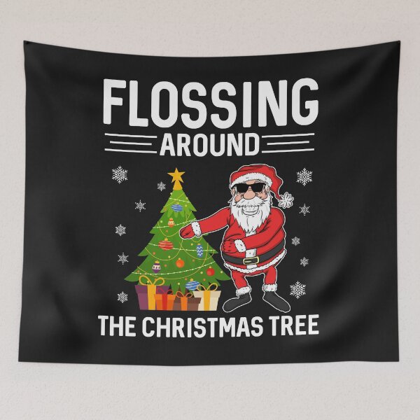 Item preview, Flossing around the Christmas tree designed and sold by dtino.